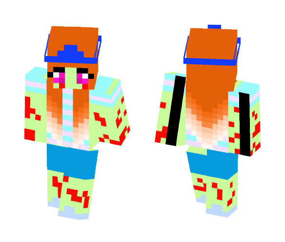 princesa zoombie - Female Minecraft Skins - image 1