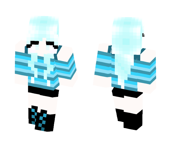 Blue - Female Minecraft Skins - image 1