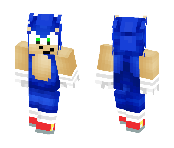 Sonic The Hedgehog - Male Minecraft Skins - image 1