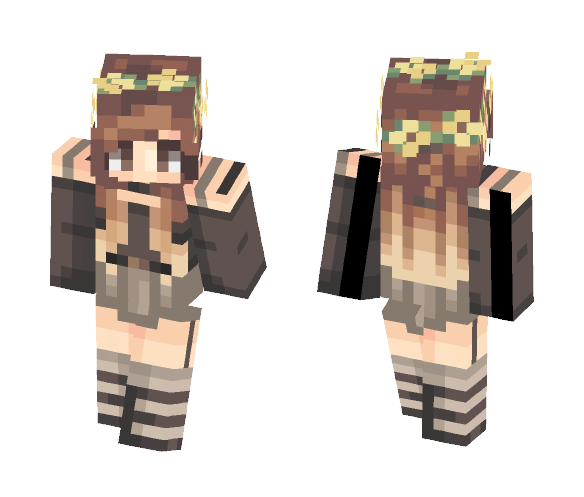 ⌊uℵašoα⌊ ~ Sunflower Child - Female Minecraft Skins - image 1