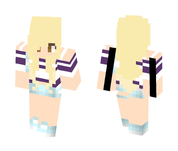 Summer Girl 2 - Girl Minecraft Skins - image 1