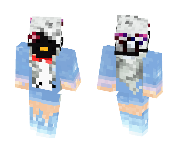 Penguin, Mask on version. - Female Minecraft Skins - image 1