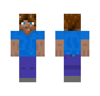 Edited Steve Skin - Male Minecraft Skins - image 2
