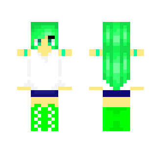Green Girl - Girl Minecraft Skins - image 2
