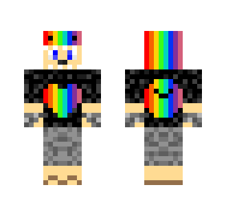 Rainbow Dude - Male Minecraft Skins - image 2