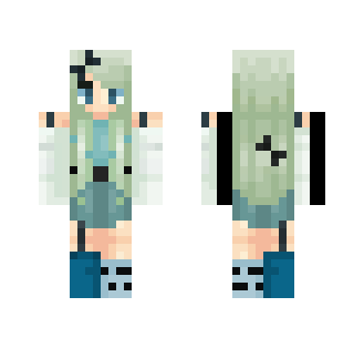 ghostly green - Female Minecraft Skins - image 2