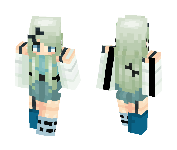 ghostly green - Female Minecraft Skins - image 1