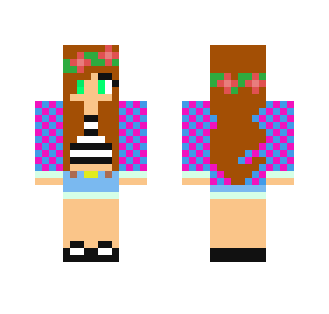 Summer Girl (First Skin) - Girl Minecraft Skins - image 2