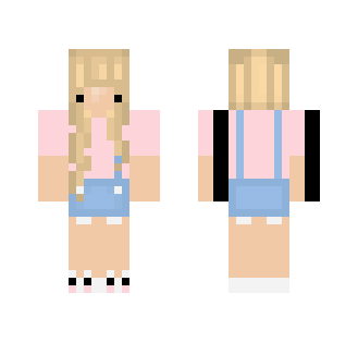 Chibi Blonde Girl - Girl Minecraft Skins - image 2