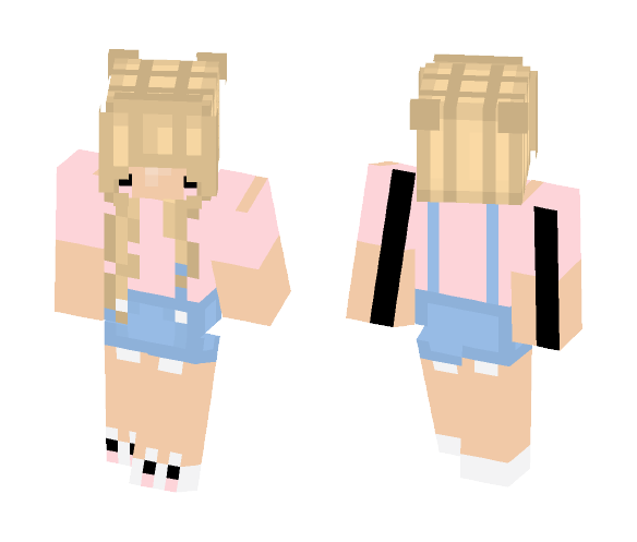 Chibi Blonde Girl - Girl Minecraft Skins - image 1