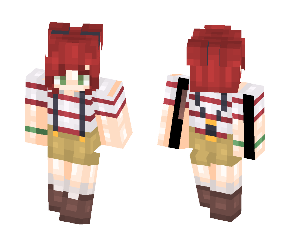 ❥This time I'm ready to run.~ - Female Minecraft Skins - image 1