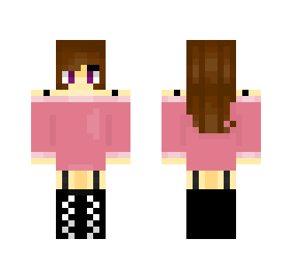 Pink and Black - Female Minecraft Skins - image 2
