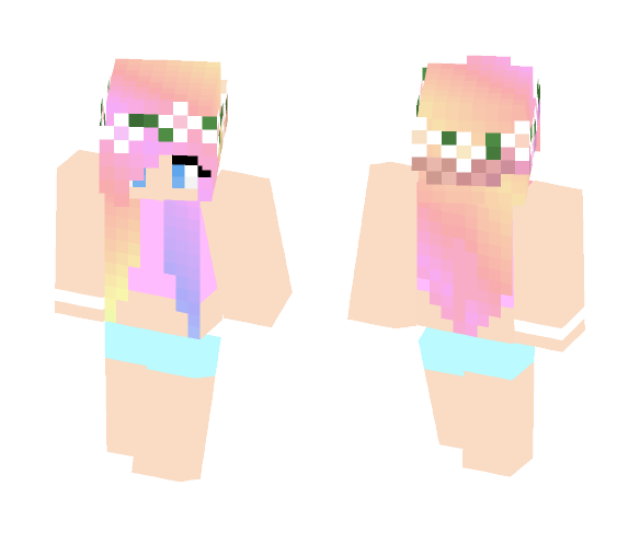 Ombre girl (Done with break) - Girl Minecraft Skins - image 1
