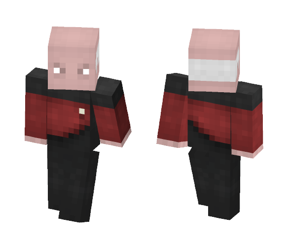 Captain Jean Luc Picard - Male Minecraft Skins - image 1