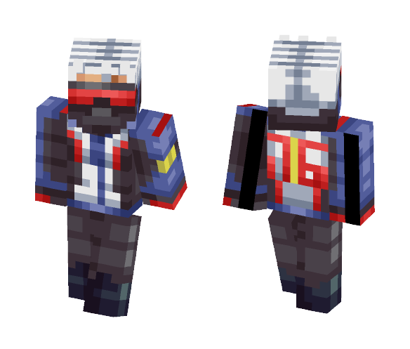 Overwatch - Soldier: 76 - Male Minecraft Skins - image 1