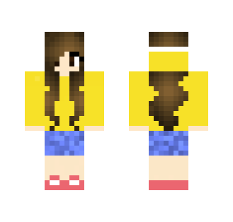 Banana Jacket Girl - Girl Minecraft Skins - image 2