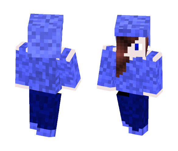 Backwards SkyGirl - Female Minecraft Skins - image 1