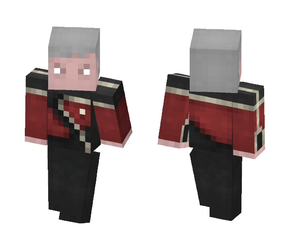 ST TNG Rear Admiral Uniform 2364 - Male Minecraft Skins - image 1