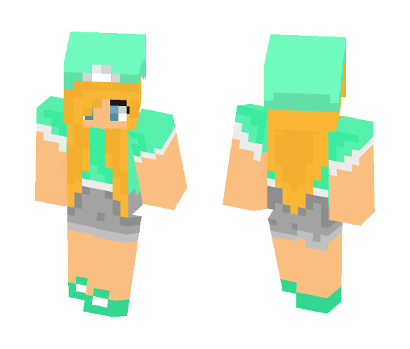 Blonde girl - Girl Minecraft Skins - image 1