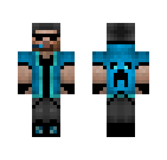 Cyan jacket - Male Minecraft Skins - image 2