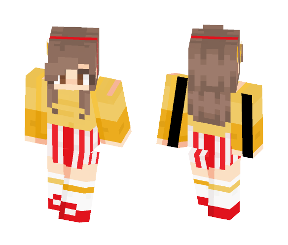 ????popcorn ❥Sakies - Female Minecraft Skins - image 1
