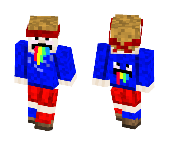 Rainbow Man - Male Minecraft Skins - image 1