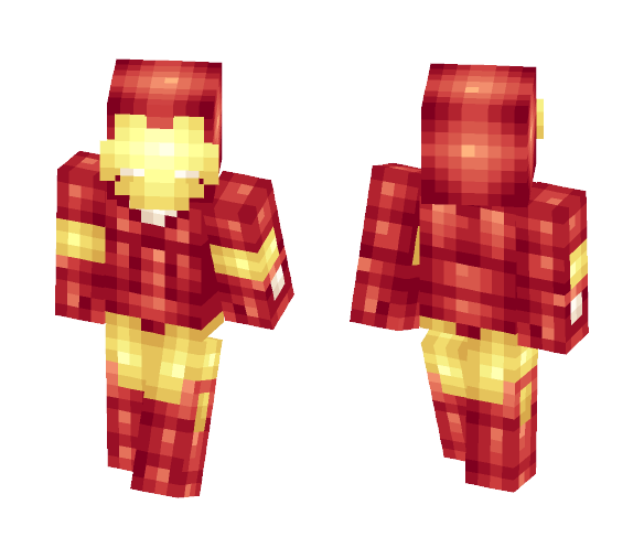 Series 1: Wave 1: 001 Iron Man - Iron Man Minecraft Skins - image 1