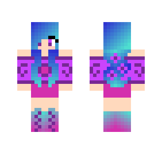 Purple pop girl - Girl Minecraft Skins - image 2