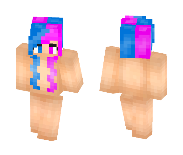Cotton Candy Skin Base - Female Minecraft Skins - image 1