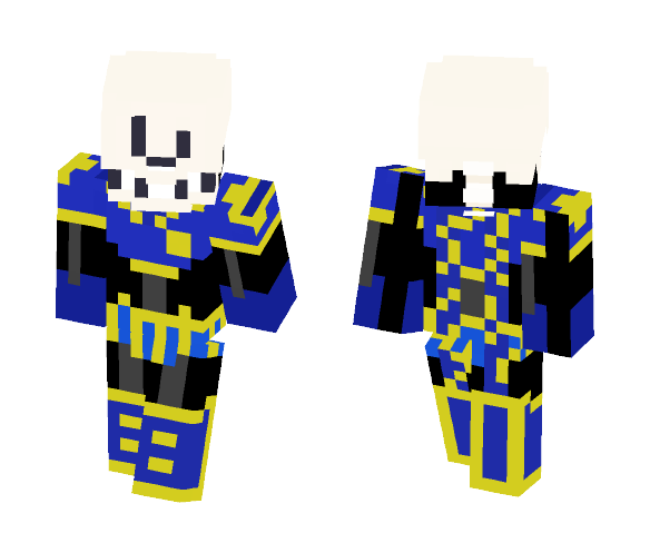 Outertale Papyrus - Male Minecraft Skins - image 1