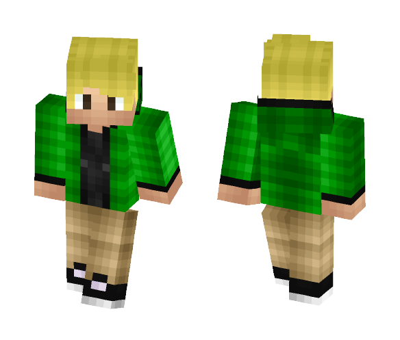 Green Jacket - Male Minecraft Skins - image 1