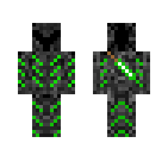 Green Lava Soldier - Male Minecraft Skins - image 2