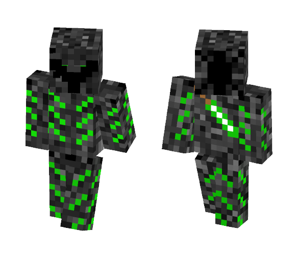 Green Lava Soldier - Male Minecraft Skins - image 1