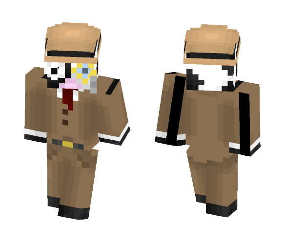 Detective Moo - Male Minecraft Skins - image 1