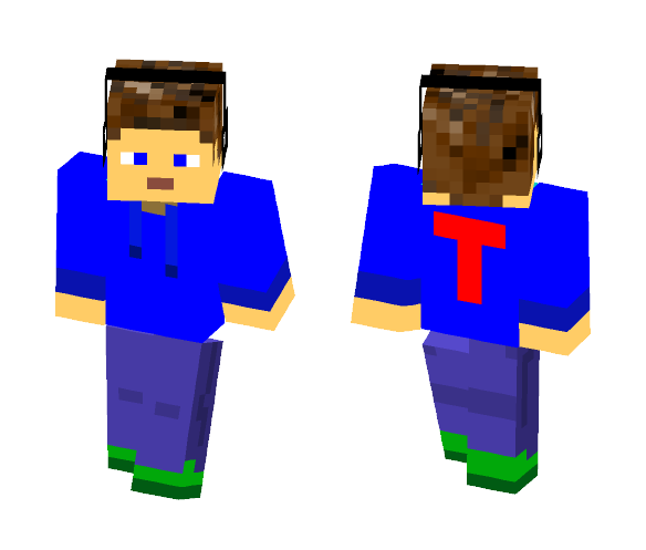 TinotinTube Official Skin - Male Minecraft Skins - image 1