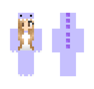 My First Skin~ Dino Onsie, Purple - Female Minecraft Skins - image 2