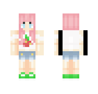 ⊰ Like A Strawberry ⊱ - Female Minecraft Skins - image 2