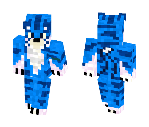 Blue tiger - Male Minecraft Skins - image 1