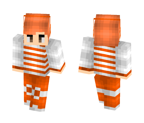Captain Orange MCPE - Male Minecraft Skins - image 1