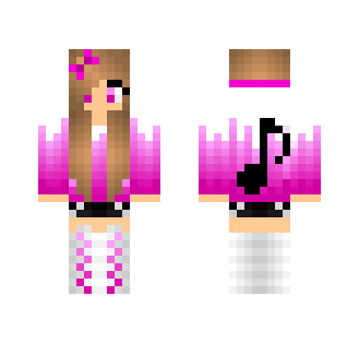 Musician Girl, Pink - Female Minecraft Skins - image 2