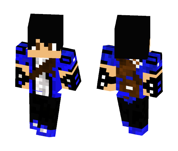 Headhunter_blue - Male Minecraft Skins - image 1