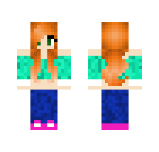 Ginger Girl - Girl Minecraft Skins - image 2