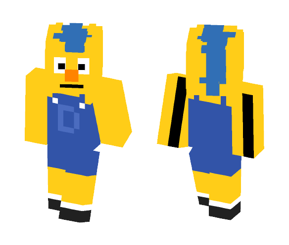 Yellow Guy Don't Hug Me I'm Scared - Male Minecraft Skins - image 1