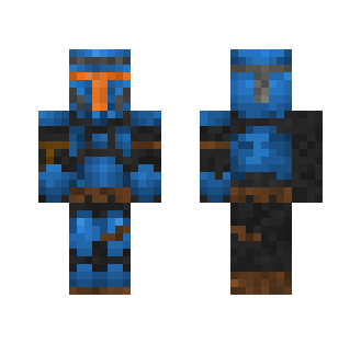 Blue Mandalorian - Male Minecraft Skins - image 2