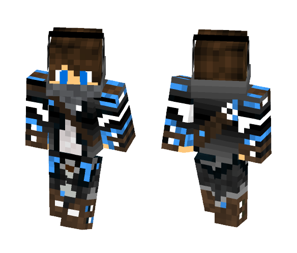 Blue_PvP_Skin - Male Minecraft Skins - image 1