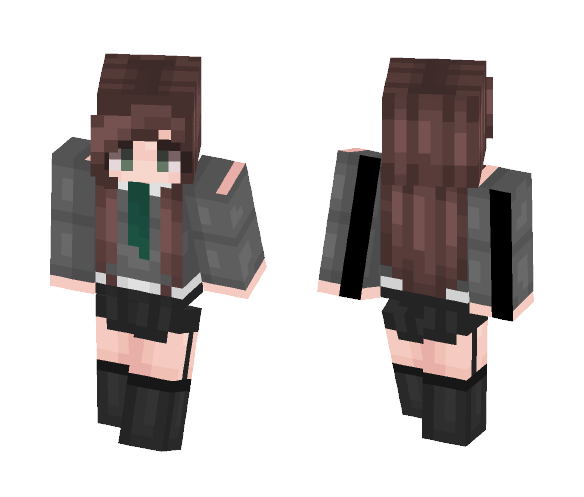 Requested - Slytherin outfit - Female Minecraft Skins - image 1