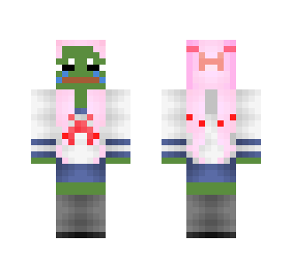 Schoolgirl Pepe - Interchangeable Minecraft Skins - image 2
