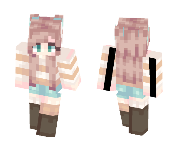 Amвíєncє- Sea Kelp {Retired OC} - Female Minecraft Skins - image 1