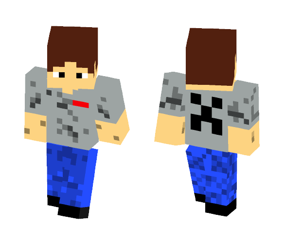 Me in a Raytheon T-Shirt. - Male Minecraft Skins - image 1