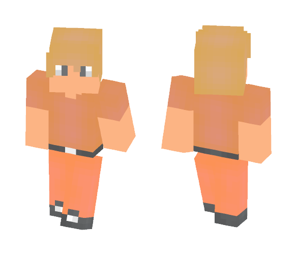 He Likes Orange =P - Male Minecraft Skins - image 1